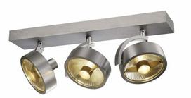 Šviestuvas nukreipiamasis SLV Kalu QPAR111 147326, GU10, 3 x 75 W, aliuminio sp.