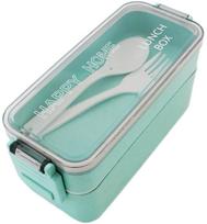 Indelis maistui, su stalo įrankiais Apte AG479L, 0.75 l, 17.8 cm x 8.1 cm, žalia sp.