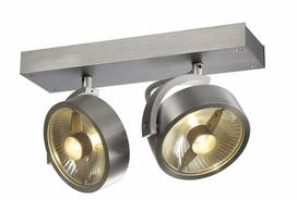 Šviestuvas lubų ir sienų SLV Kalu 147316, GU10, 2 x 75 W, aliuminio sp.