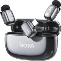 Belaidis mikrofonas Boya Mini 2-02 USB-C, lunar silver sp.