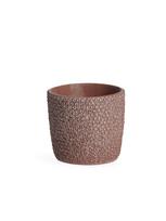 Gėlių vazonas Domoletti BTP06D, cementas, Ø 13 cm, raudona sp.
