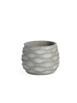 Gėlių vazonas Domoletti BTP016C, cementas, Ø 16.5 cm, pilka sp.