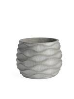 Gėlių vazonas Domoletti BTP016G, cementas, Ø 28 cm, pilka sp.