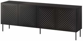 Komoda Cama Siena, juoda sp., 75 cm x 200 cm x 40 cm