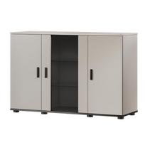 Komoda Cama Soho, juoda sp./kašmyro sp., 80 cm x 120 cm x 41 cm