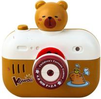 Vaikiškas fotoaparatas Lean Toys Cartoon Capybara, 11 cm, ruda sp.