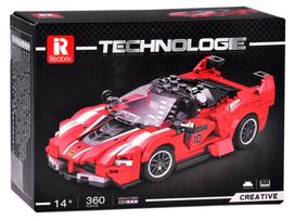 Konstruktorius, automobilis Technologie Sports Car, 360 vnt., raudona sp.