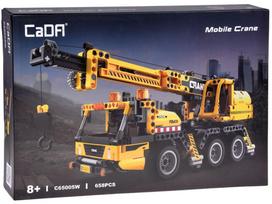 Konstruktorius CaDa Mobile Crane, 658 vnt., geltona sp.
