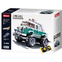 Konstruktorius, automobilis Sluban Power Bricks, 397 vnt., įvairių spalvų