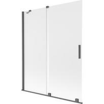 Vonios sienelė Mexen Velar, 140 cm x 150 cm, pilka sp./grūdintas