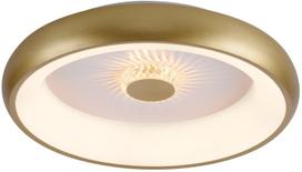 Šviestuvas lubų ir sienų Paul Neuhaus Vertigo 14384-60, LED, 2700 - 5000 °K, 1 x 29 W, balta sp. / žalvario sp.