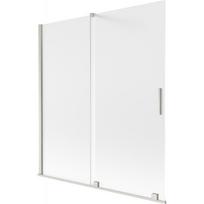 Dušo sienelė Mexen Velar, 150 cm x 150 cm, skaidri sp./matinio nikelio sp./matinis