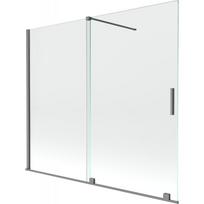 Dušo sienelė Mexen Velar, 180 cm x 150 cm, skaidri sp./gun metal sp./grūdintas