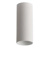 Šviestuvo gaubtas lubų AZzardo Lucas Ribbed, -, 1 x 0 W, balta sp.