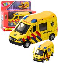 Žaislinis greitosios pagalbos automobilis Lean Toys City Rescuers, 1:32, geltona sp.