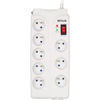Buitinis ilgintuvas Retlux, RSP 850, 3G1.5, 1.5 m, IP20, 8 lizdų, su jungikliu