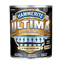 Emaliniai dažai, metalo konkstrukcijoms, apsaugant nuo korozijos Hammerite Ultima Matt, matinis, 2.2 l, juoda sp.