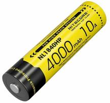 Įkraunamas elementas Nitecore NL1840HP, Li-Ion (18650), 4000 mAh