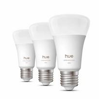 Išmanioji lemputė Philips Hue LED, A60, 1000 - 20000 °K, E27, 6 W, 810 lm, 3 vnt.
