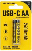 Įkraunamas elementas Nitecore NH2400, AA, 2400 mAh