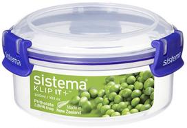 Indelis maistui Sistema Klip It, 0.3 l, 10 cm x 10 cm, skaidri sp./mėlyna sp.