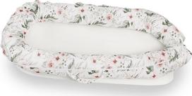 Kūdikio lizdelis BabyMatex Delux 10, balta sp./žalia sp./rožinė sp.
