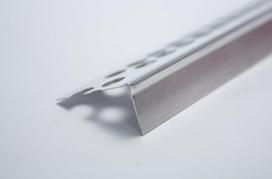 Glaistymo kampas pusinis, aliuminis, 2600 mm x 23 mm x 12.5 mm