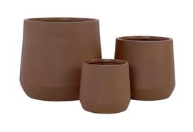 Gėlių vazonas Domoletti LT14955-3S, keramika/molis, Ø 49 cm, raudona sp.