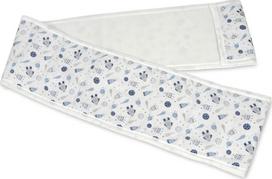 Apsauginis bortelis BabyMatex Bump Air 03, mėlyna sp./balta sp., 180 cm x 30 cm