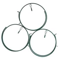 Augalo atrama 4IQ Rings, 25 - 40 cm, metalas, žalia sp., 3 vnt.