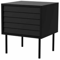 Naktinis staliukas Cama Meble Cortina, juoda sp., 51 cm x 40 cm x 45 cm
