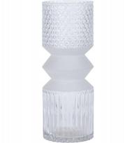 Vaza Geometric, 30 cm, skaidri sp.