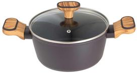 Puodas Bergner BG-56036, 20 cm, 2.3 l, juoda sp.