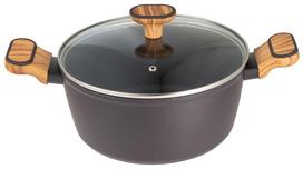 Puodas Bergner BG-56037, 27 cm, 4 l, juoda sp.