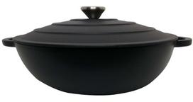 Emaliuotas ketaus puodas Zyle ZY030DBKI, 30 cm, 4.8 l, juoda sp.