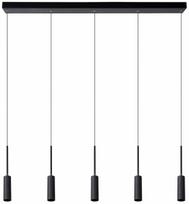 Šviestuvas lubų Lucide Tubule 24401/35/30, LED, 2700 °K, 5 x 7 W, juoda sp.