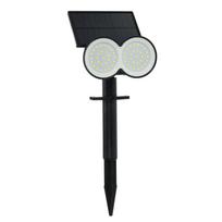 Įsmeigiamas šviestuvas su saulės baterija Retlux RGL 118, IP44, juoda sp.