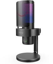 Stalinis mikrofonas Fifine A9 RGB, juoda sp.