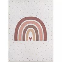 Kilimas vidaus Ayyildiz Coco Rainbow, kreminė sp./oranžinė sp./smėlio sp., 80 cm x 150 cm