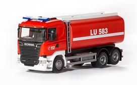 Žaislinė gaisrinė mašina EMEK Scania Fire Tanker, 1:25, raudona sp.