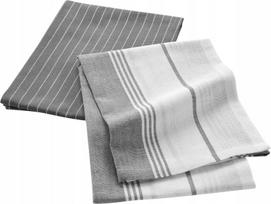 Virtuvinių rankšluosčių rinkinys Douceur d`Interieur Grand Chef 80601, pilka sp., 70 cm x 50 cm, 2 vnt.