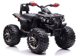 Vaikiškas elektrinis keturratis Lean Toys Quad QLS-3288, juoda sp.