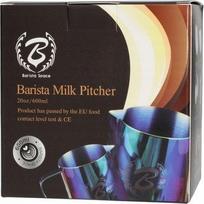 Puodelis pienui Barista Space, 600 ml, Ø 8 cm, sidabro sp., nerūdijantysis plienas