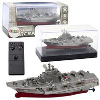 Rc laivas Lean Toys Carrier Warcraft, sidabro sp.