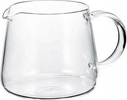 Puodelis pienui Hario V60 Barista, 360 ml, Ø 8 cm, skaidri sp., stiklas