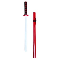 Žaislinis kardas Lean Toys Katana, 70 cm Raudona sp.