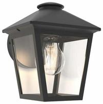 Sieninis lauko šviestuvas Lutec Zago, 40W, E27, IP44, juoda sp., 16 cm x 16.3 cm