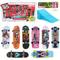 Pirštų riedlenčių rinkinys Spin Master Tech Deck Legends SK8Shop Bonus, įvairių spalvų, 8 vnt.