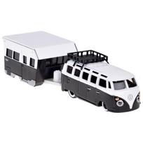 Žaislinis visureigis su priekaba Maisto Volkswagen Samba ZA5959, 1:64, balta sp./juoda sp.