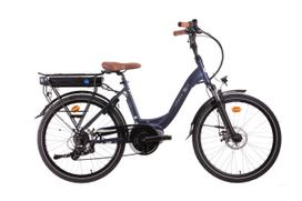 Elektrinis dviratis Bottari Urban 600, 24", 24", 250 W, 13 Ah, mėlyna sp.